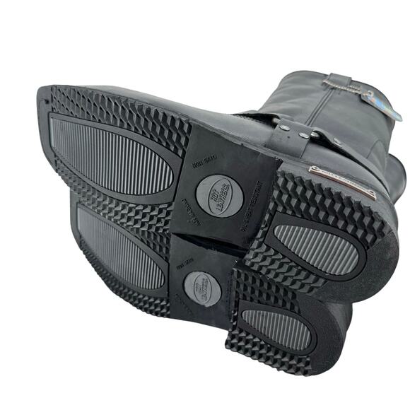 NWT Hot Leathers BTM1016 Men's Classic Black 11-inch Harness Leather Boots - Picture 3 of 8